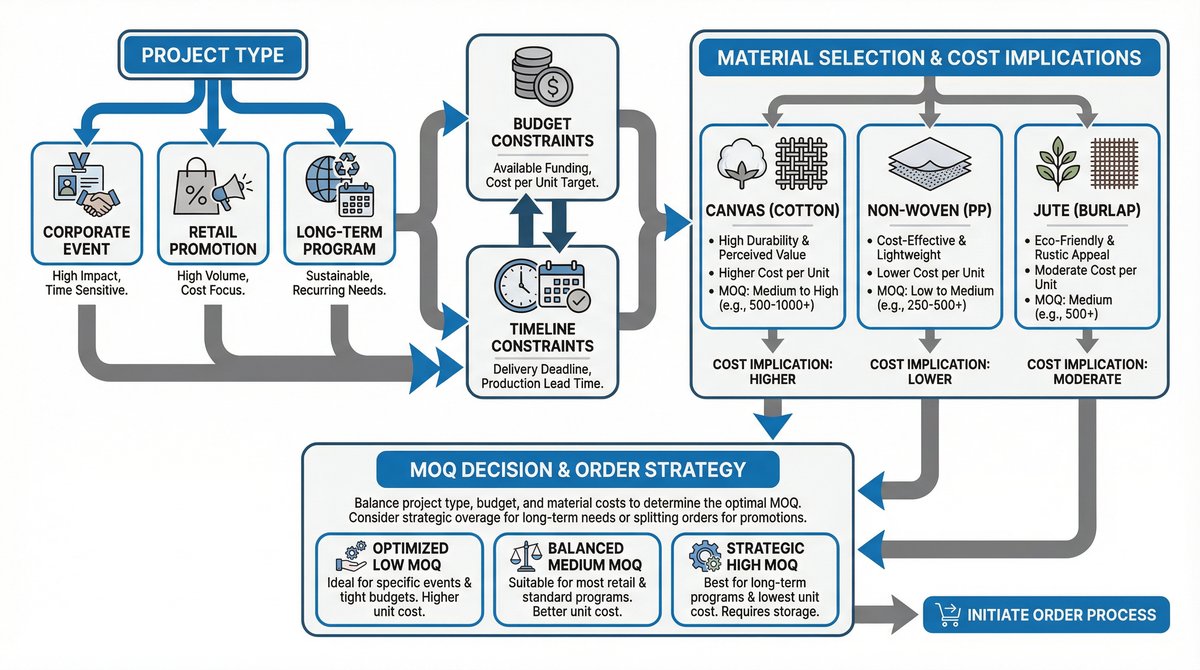 What Is the Minimum Order Quantity for Custom Reusable Bags?