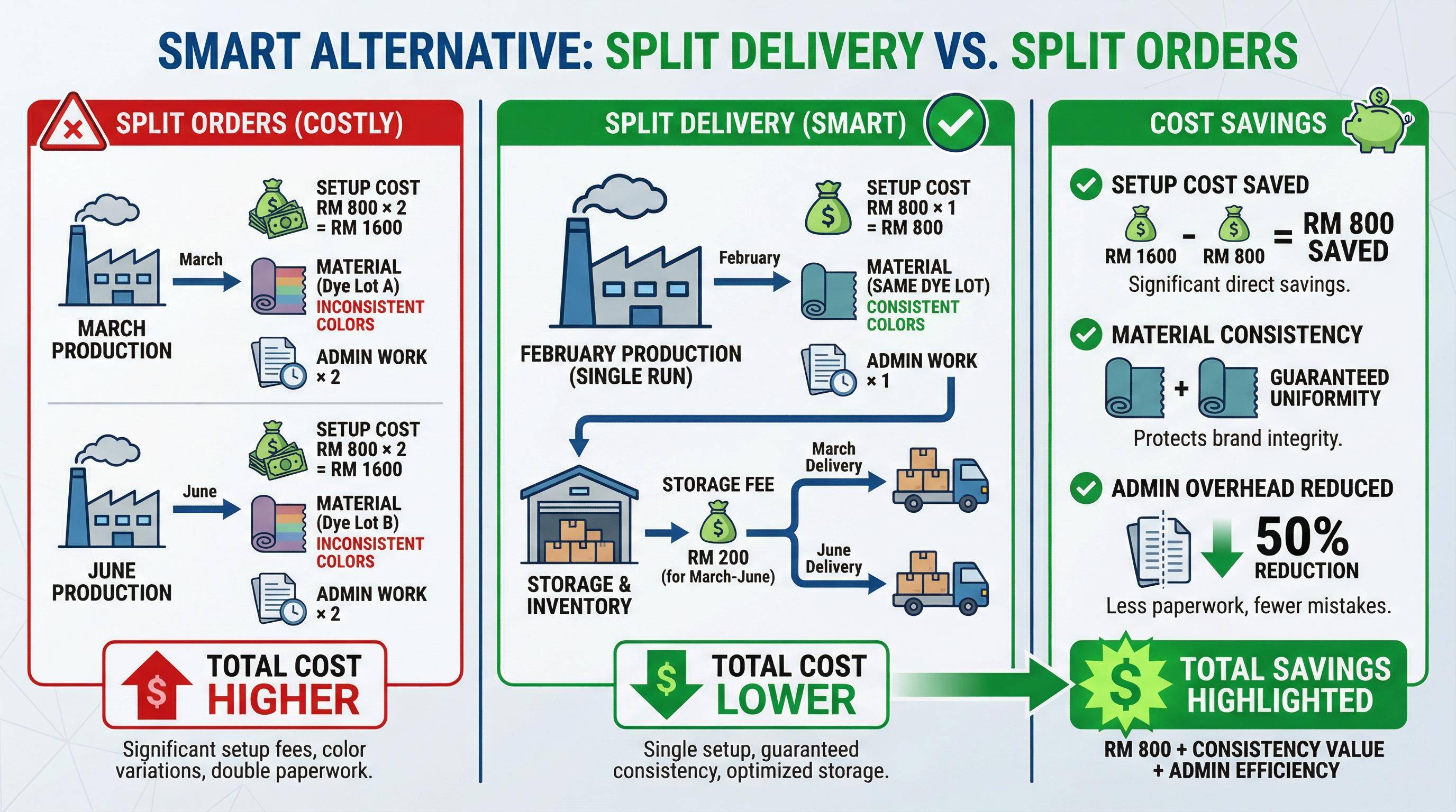 Smart Alternative: Split Delivery vs. Split Orders